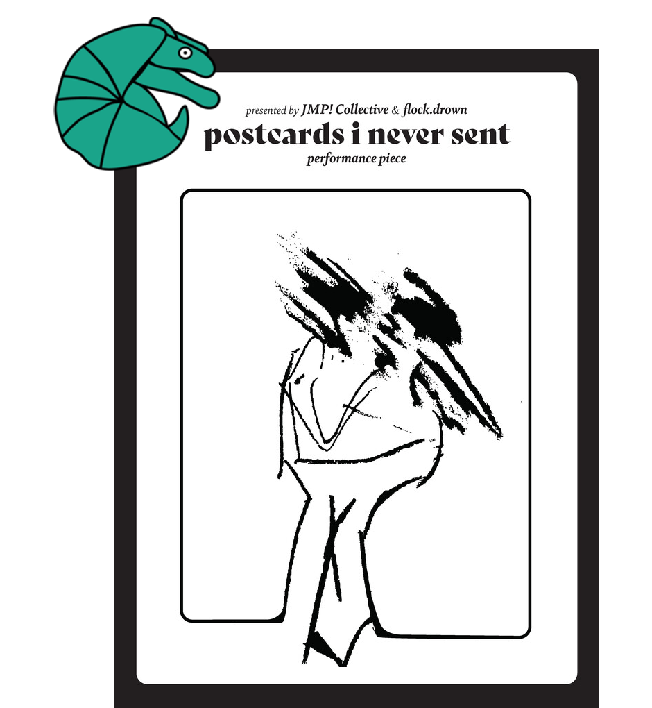 playbill for 'postcards i never sent'